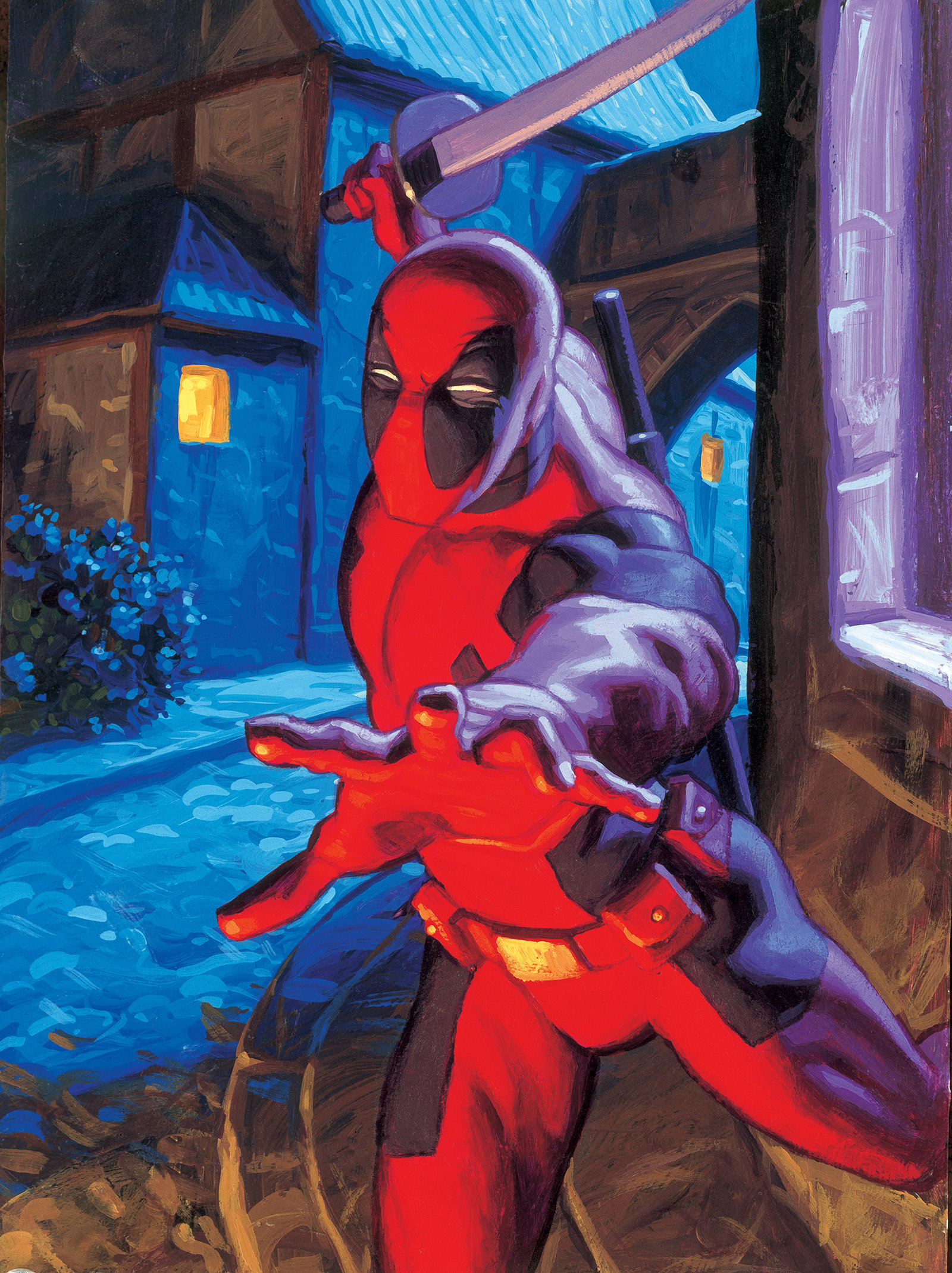 Deadpool #3 Greg and Tim Hildebrandt Deadpool Marvel Masterpieces III Virgin Variant 1 for 50 Incentive