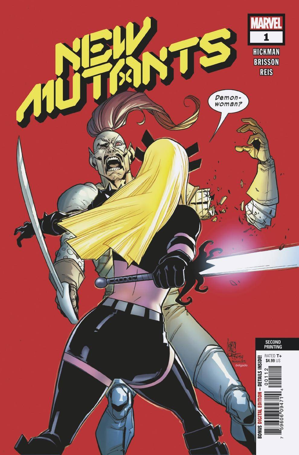 New Mutants #1 2nd Printing Camuncoli Variant Dx (2020)