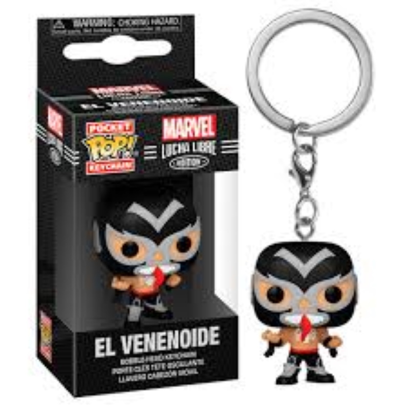 Pocket Pop Marvel Luchadores Venom Keychain