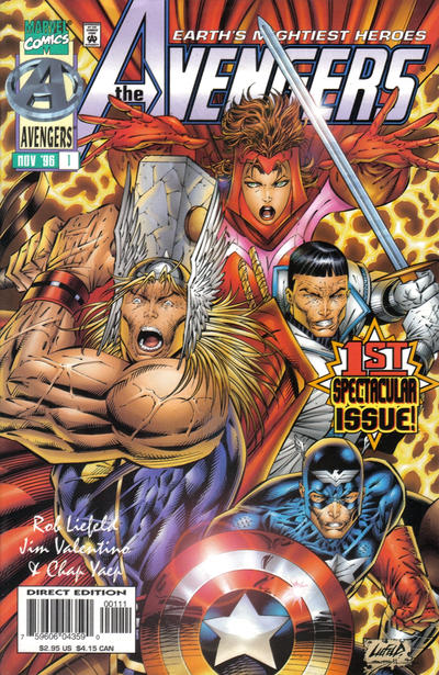 Avengers #1 [Liefeld Cover]-Near Mint (9.2 - 9.8)