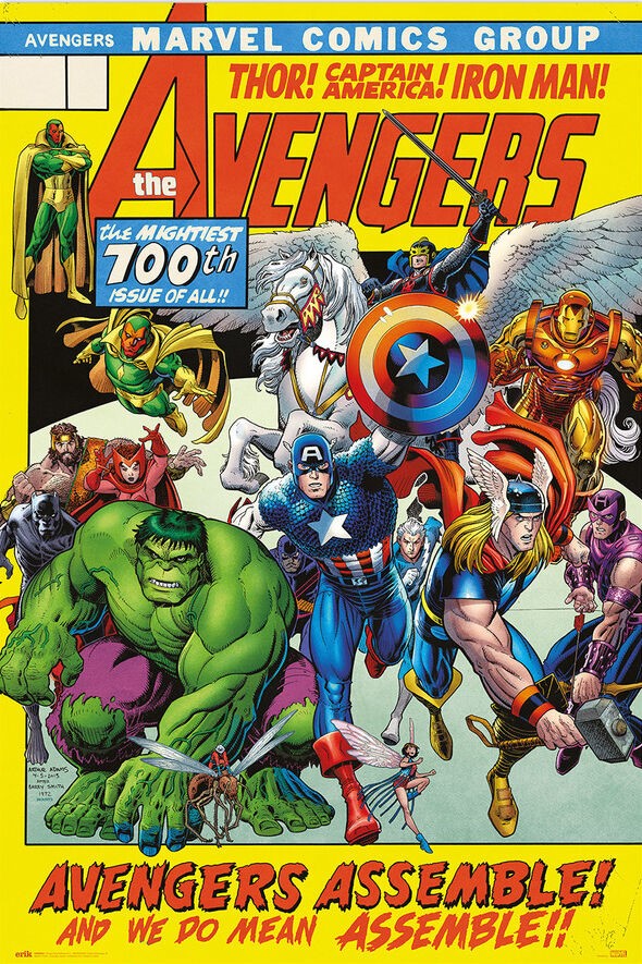 Avengers - 100th Comic Cover - Regular Poster