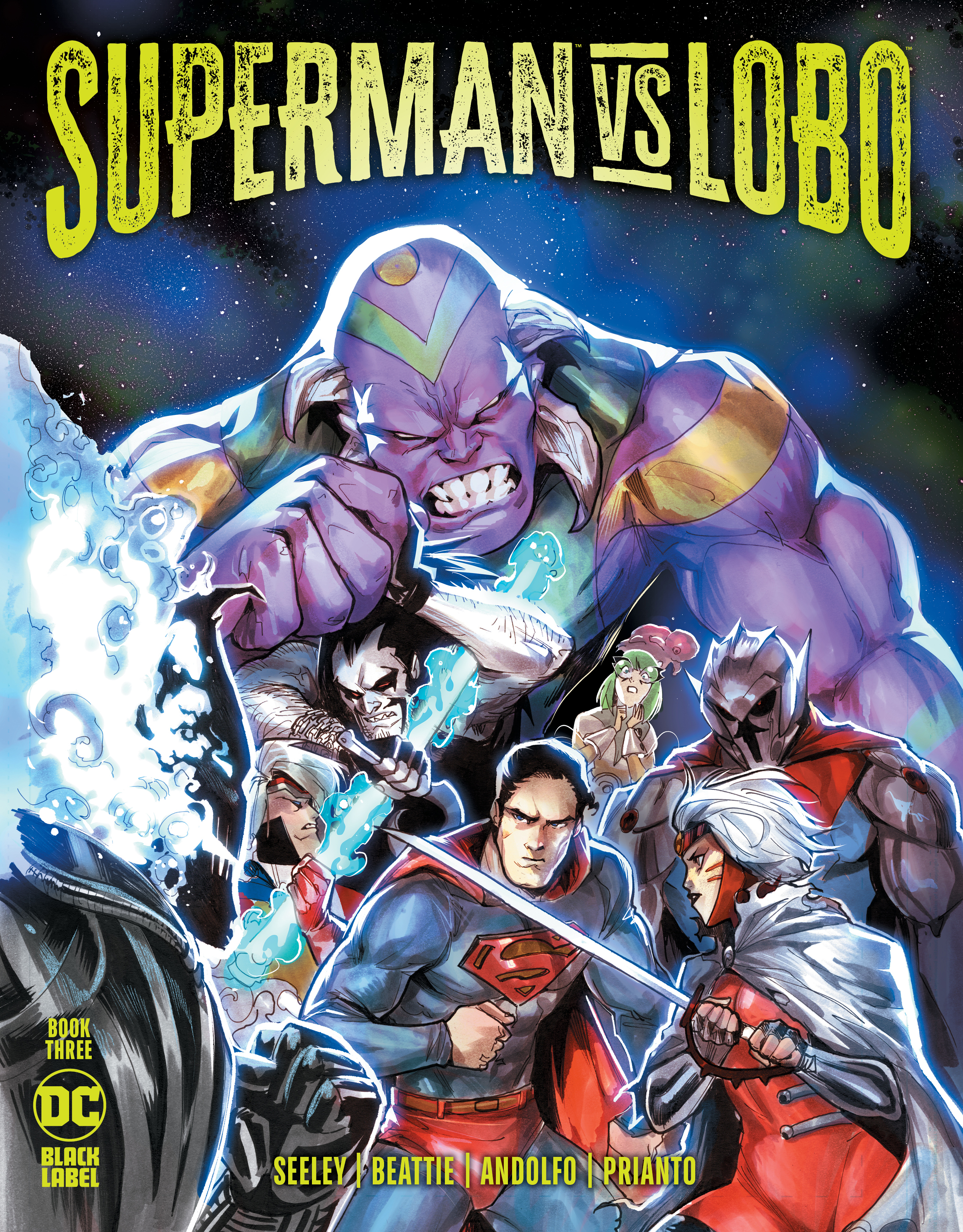 Superman Vs Lobo #3 Cover A Mirka Andolfo (Mature) (Of 3)