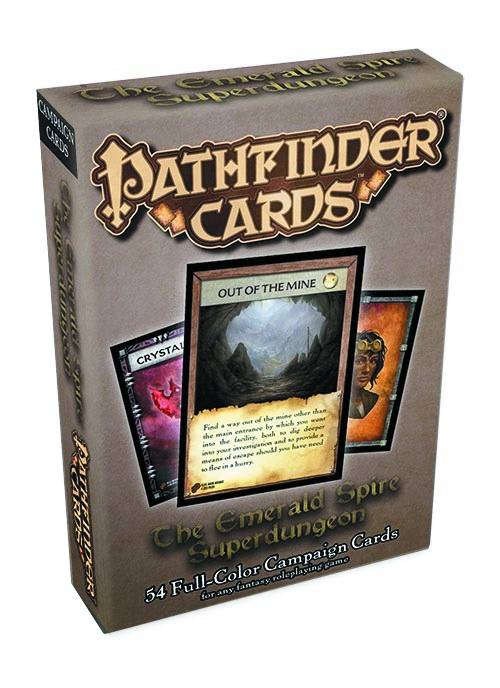 Pathfinder Cards Emerald Spire Superdungeon Camp Cards Deck