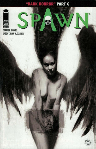 Spawn #281 [Cover B - Black And White]-Near Mint (9.2 - 9.8)
