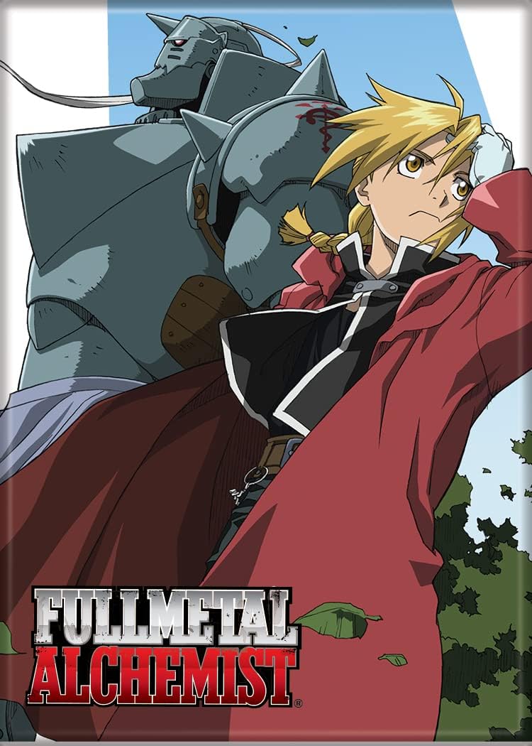 Fullmetal Alchemist Edward and Alphonse Standing Magnet