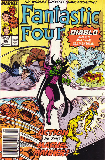 Fantastic Four #306 [Newsstand]-Fine (5.5 – 7)