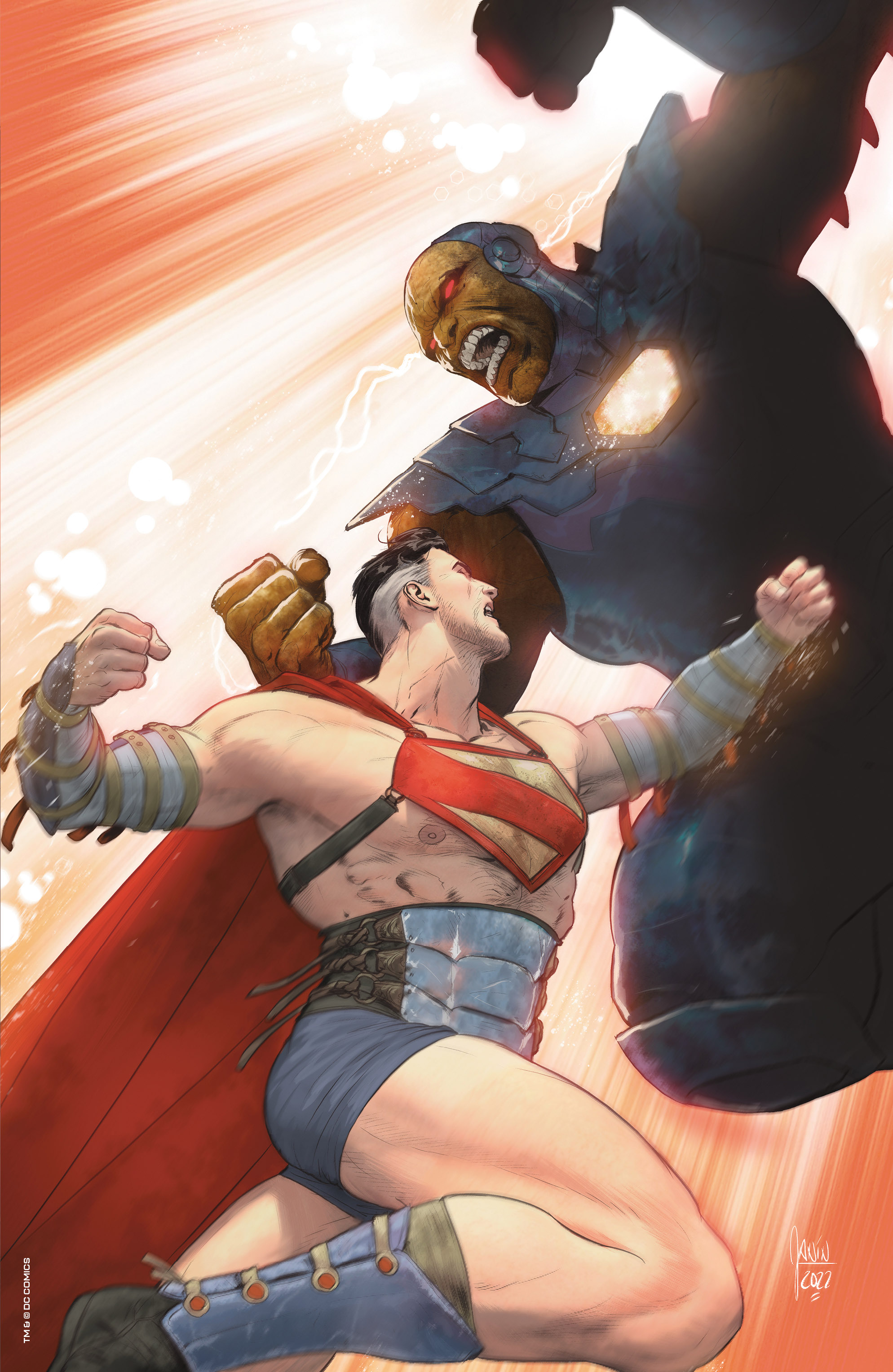 Superman Warworld Apocalypse #1 (One Shot) Cover D 1 For 25 Incentive Mikel Janin Foil Card Stock Variant