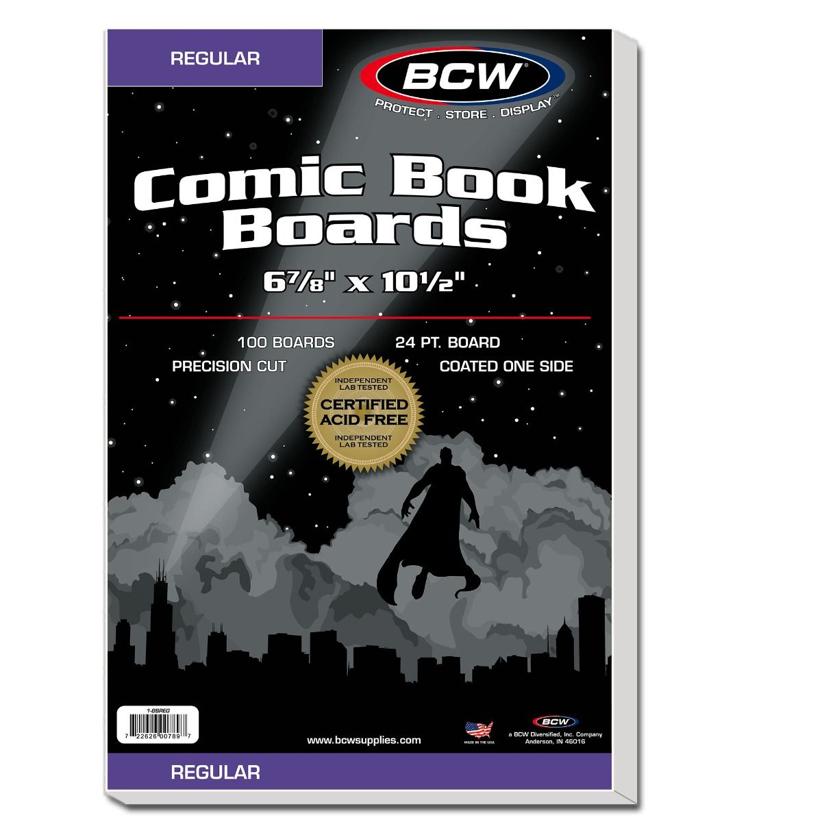 BCW Regular Comic Backer Boards 100 Count
