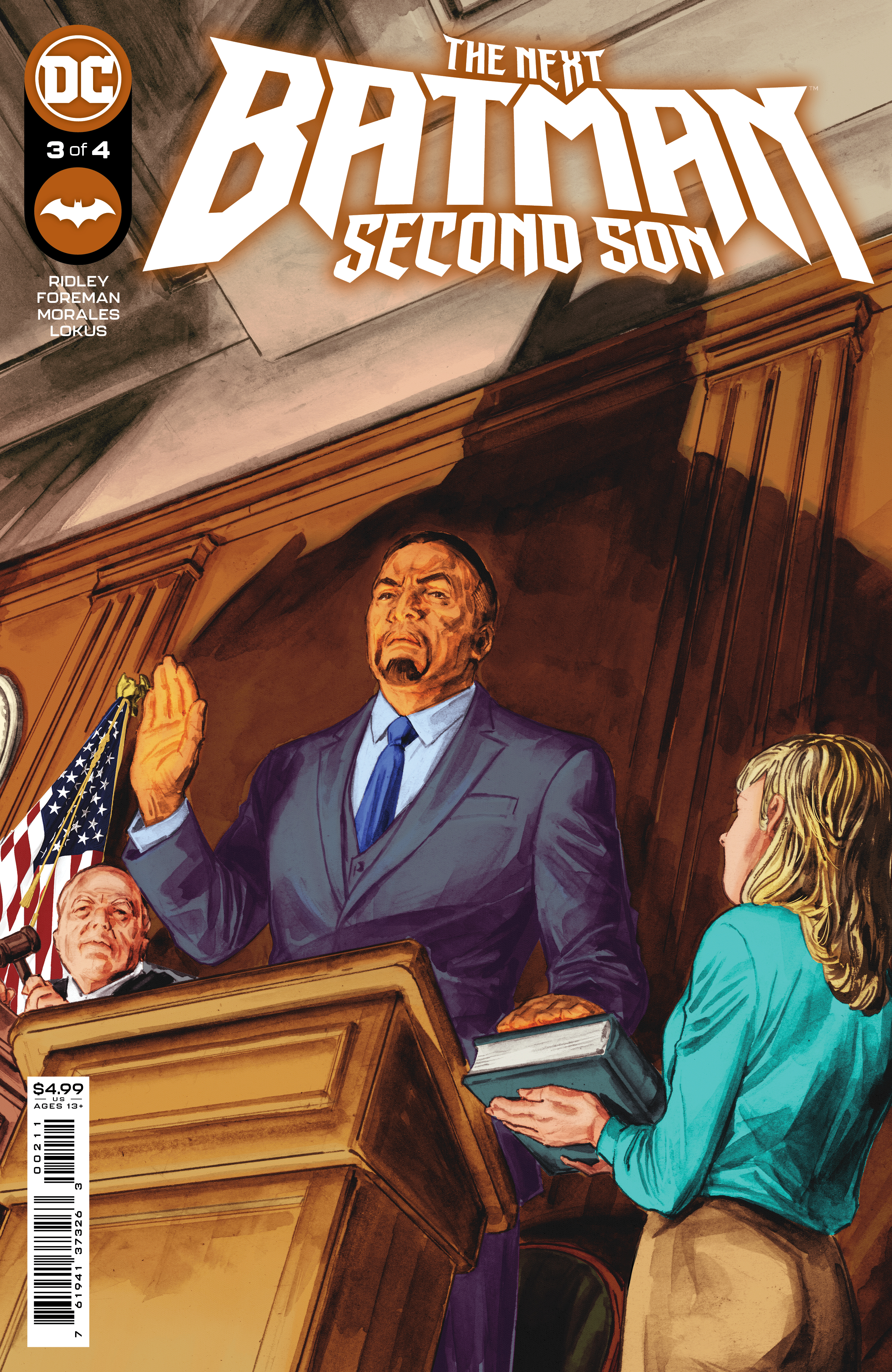 Next Batman Second Son #3 Cover A Doug Braithwaite (Of 4)