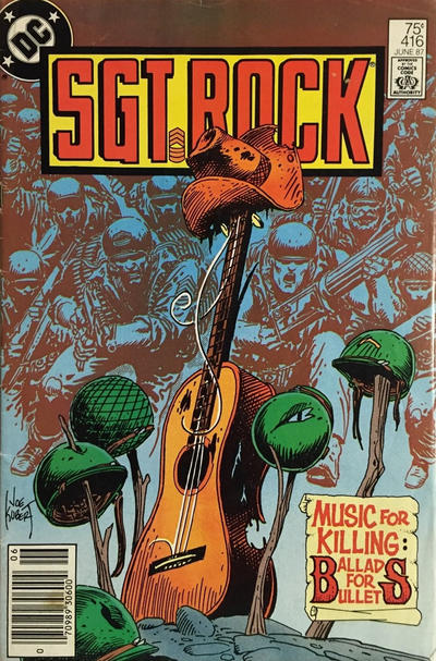 Sgt. Rock #416 [Newsstand] Fine / Very Fine