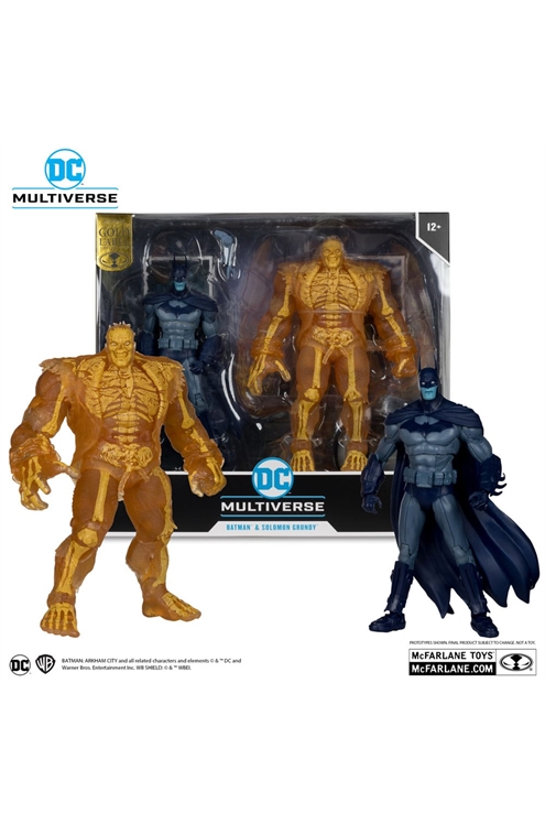 DC Multiverse Arham City Batman & Solomon Grundy 2-Pack (Gold Label)