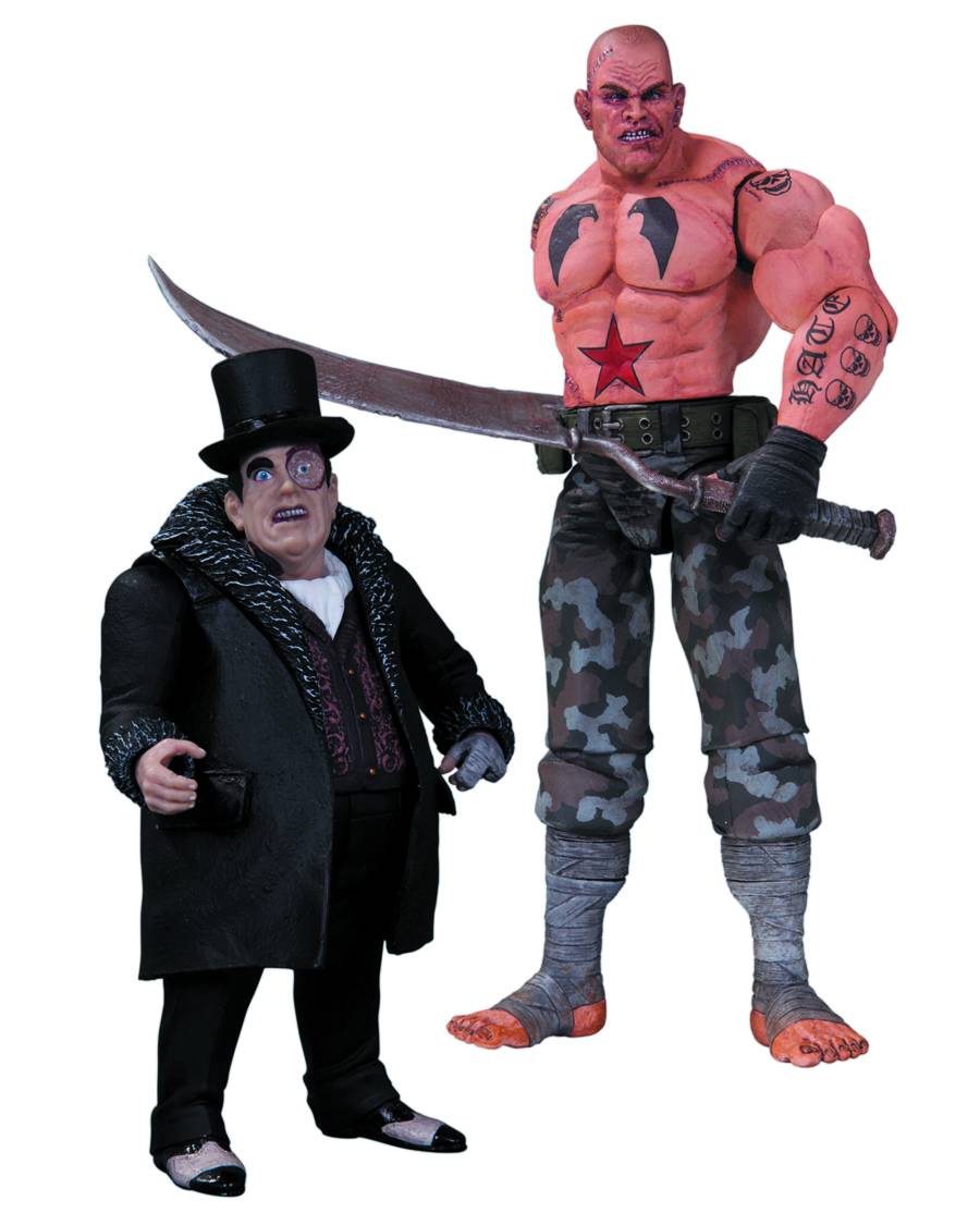 Batman Arkham City Sickle And Penguin Action Figure 2 Pack