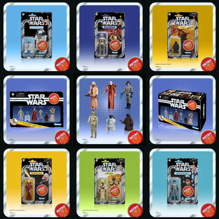 Star Wars Retro Collection A New Hope Exclusive Multipack