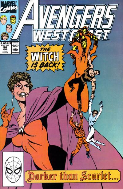 Avengers West Coast #56 [Direct]-Good (1.8 – 3)