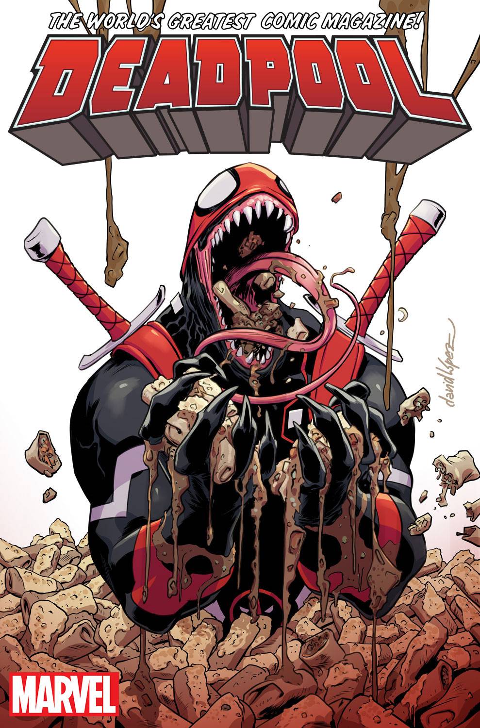 Deadpool #28 Lopez Venomized Variant