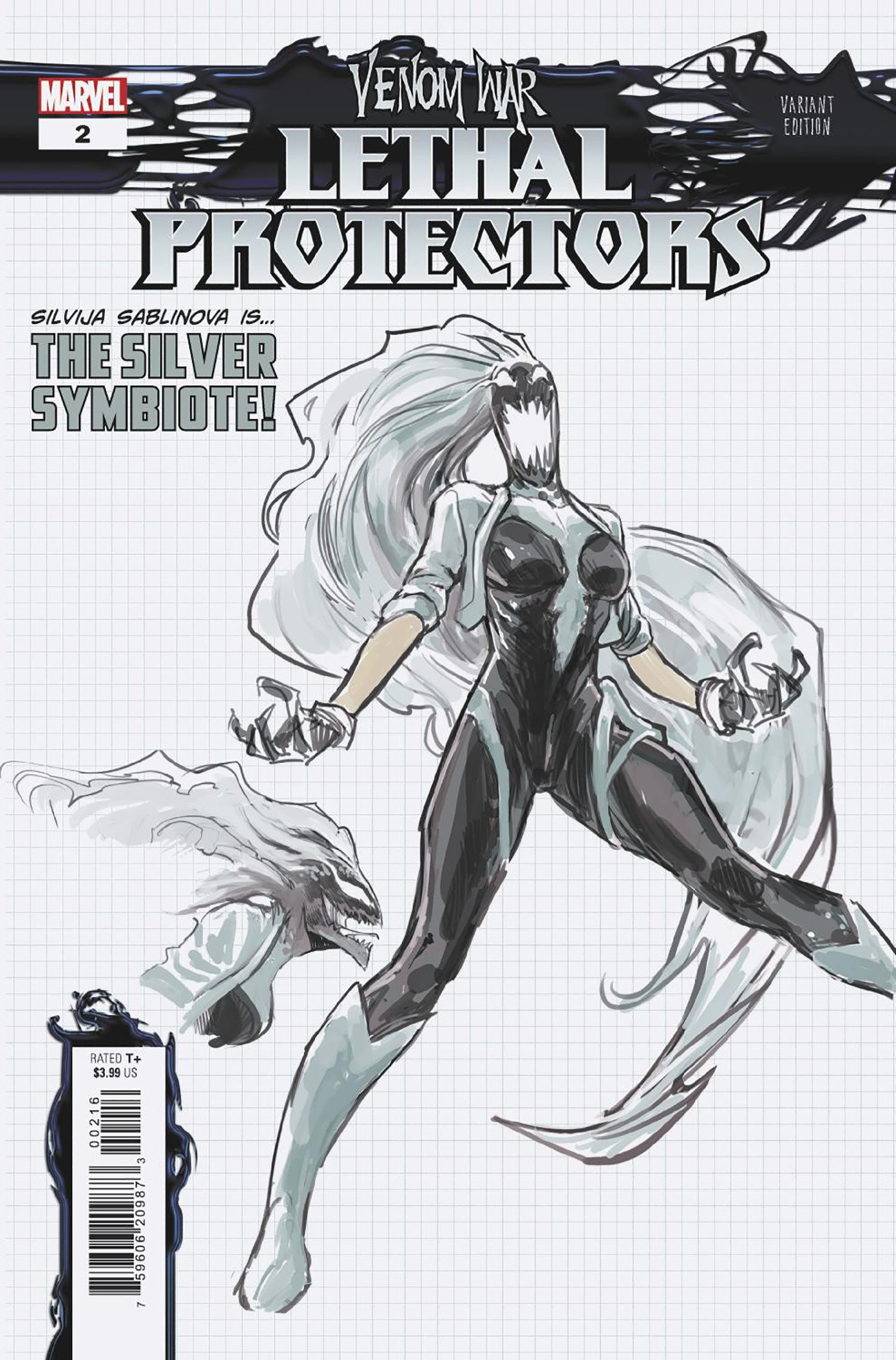 Venom War: Lethal Protectors #2 Luca Maresca Design Variant (Venom War) 1 for 10 Incentive