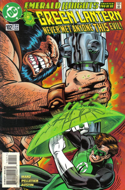 Green Lantern #102 (1990) [Direct Sales]-Fine (5.5 – 7)