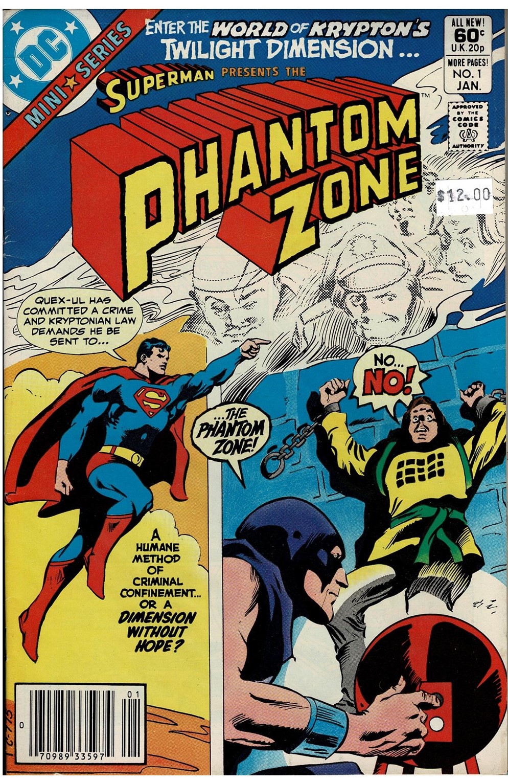 Superman Presents The Phantom Zone #1-4  Comic Pack
