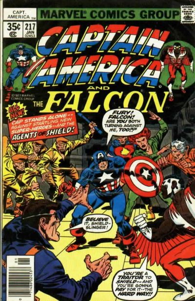 Captain America #217 [Regular Edition]-Fine (5.5 – 7)