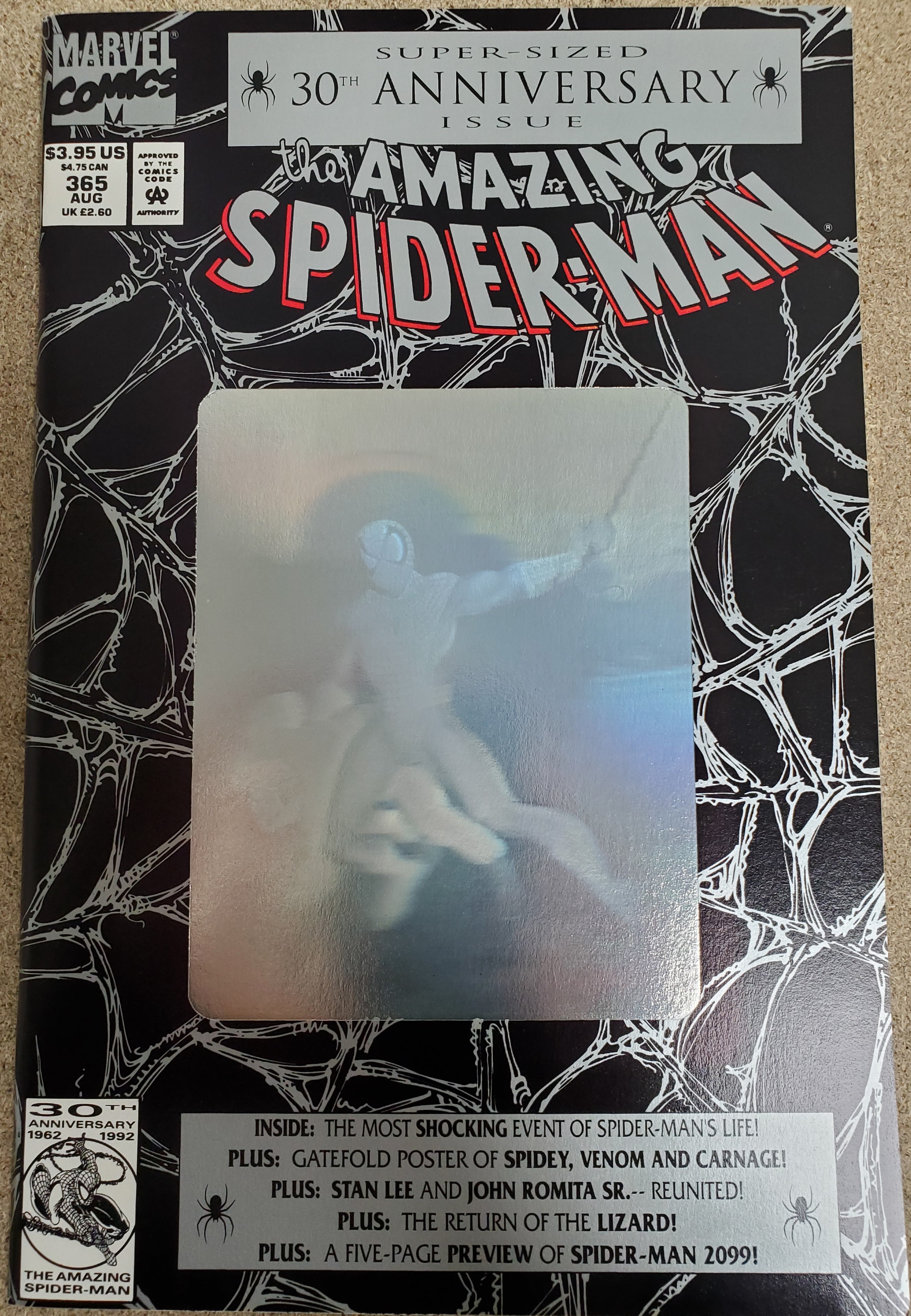 Amazing Spider-Man #365 (Marvel 1963) 1st App Spider-Man 2099