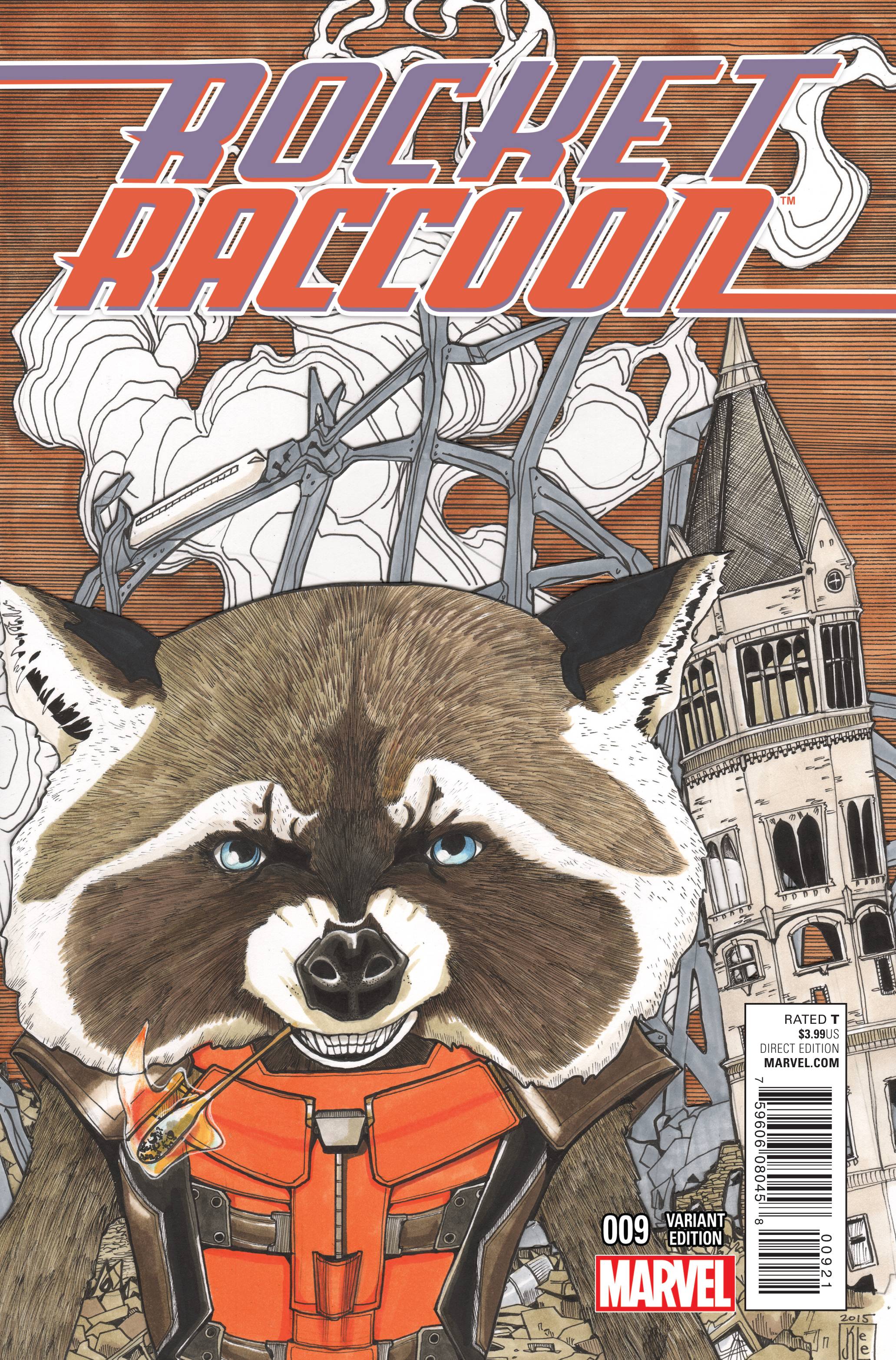 Rocket Raccoon #9 (Lee Wom Variant) (2014)