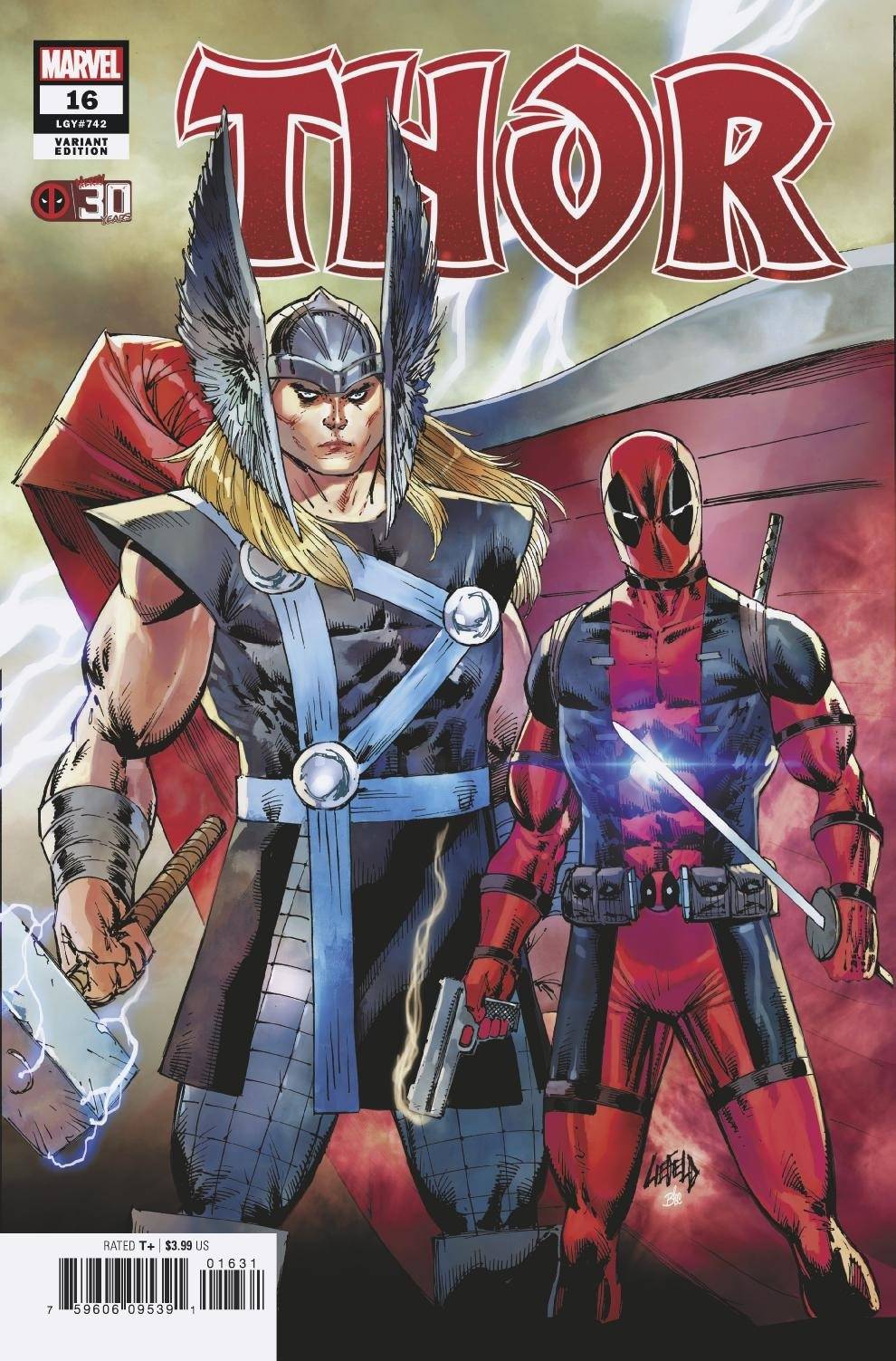 Thor #16 Liefeld Deadpool 30th Variant (2020)