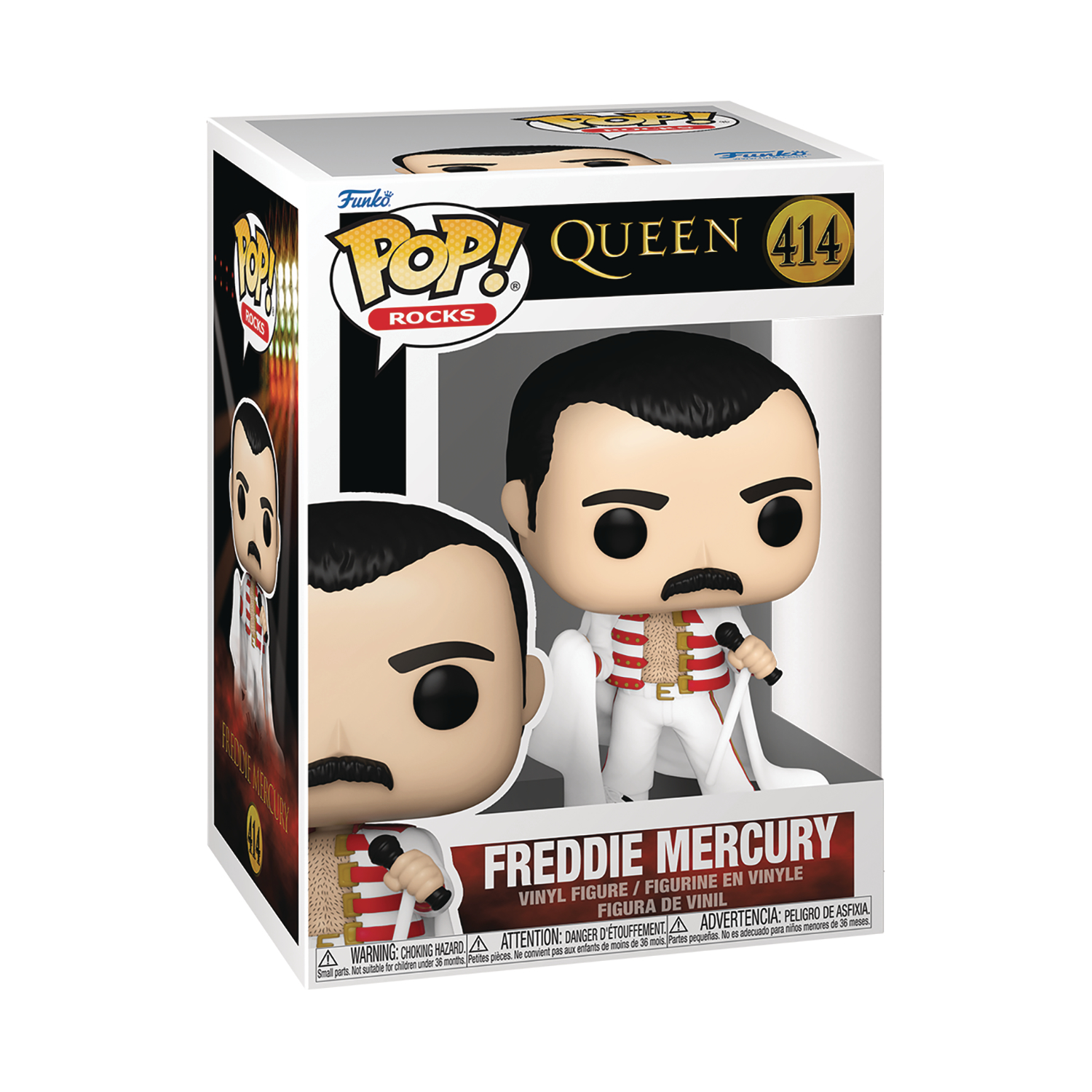 Pop Rocks Queen Freddie Mercury With Cape Fig