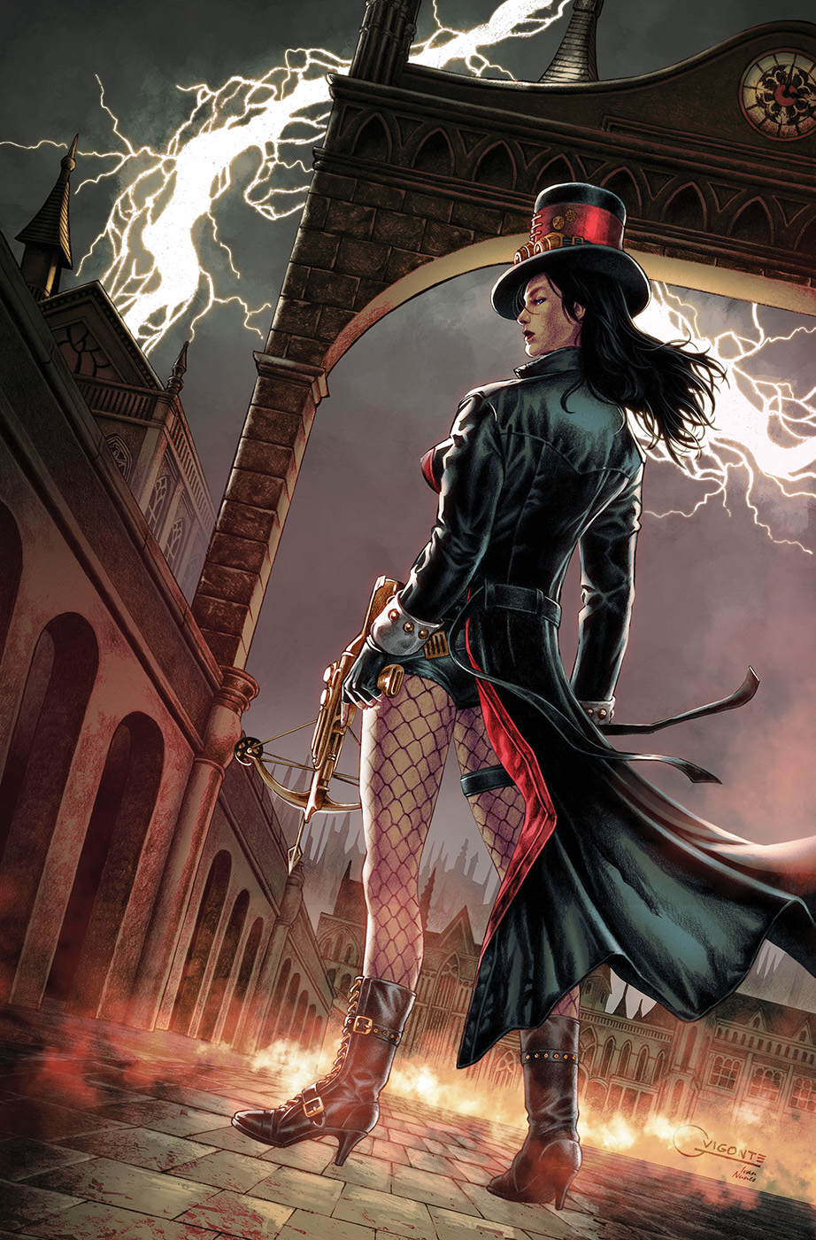 Van Helsing Vampire Hunter #3 Cover A Geebo Vigonte (Of 3)