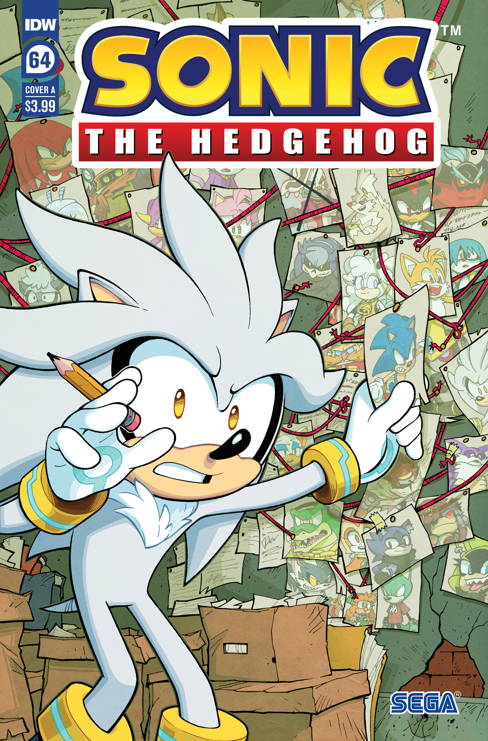 Sonic the Hedgehog #64 Cover A Lawrence