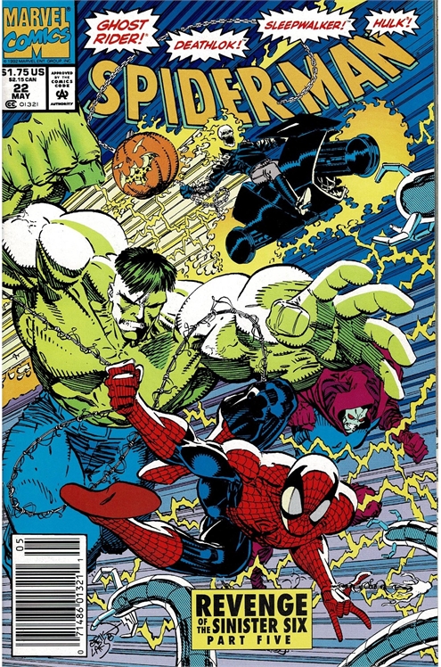 Spider-Man #22 [Newsstand]-Very Fine