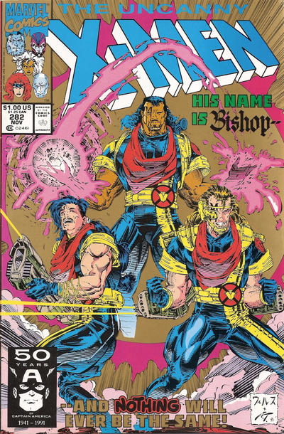 The Uncanny X-Men #282 [Gold Second Printing] - Vf- 7.5