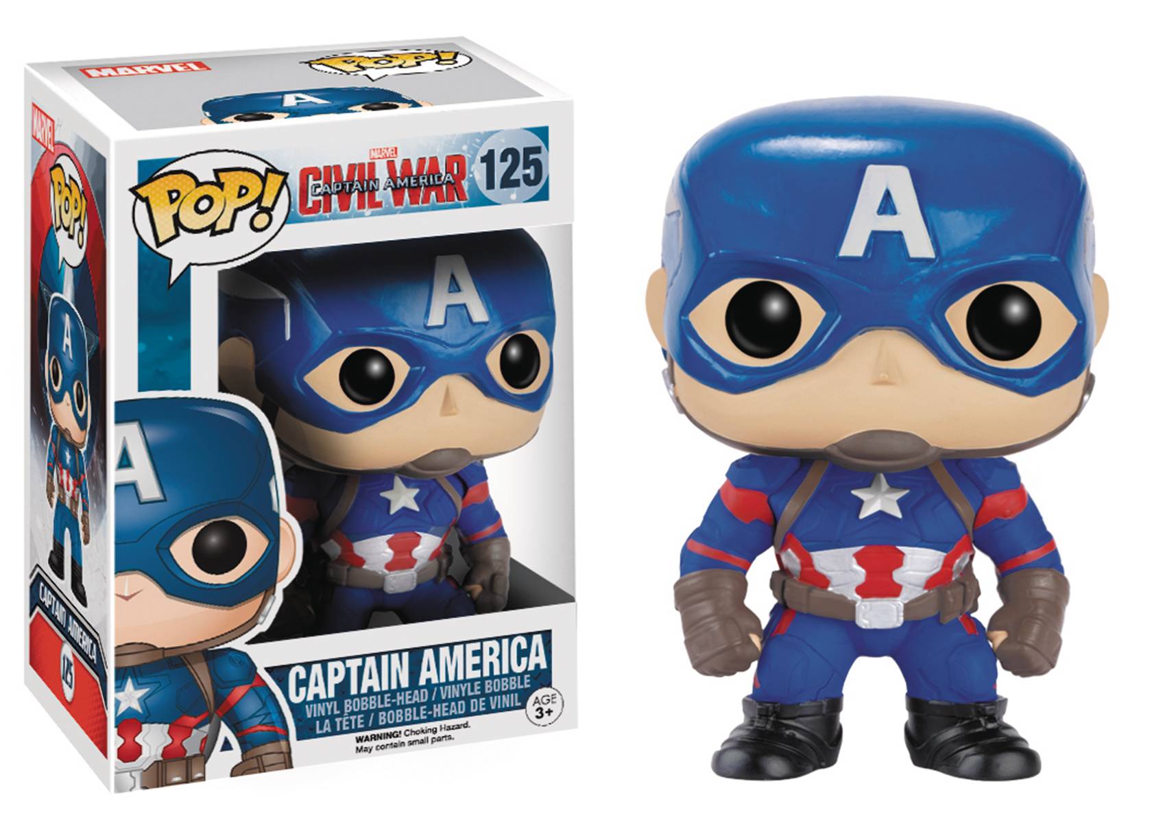 Pop Captain America 3 Captain America Vinyl Figure