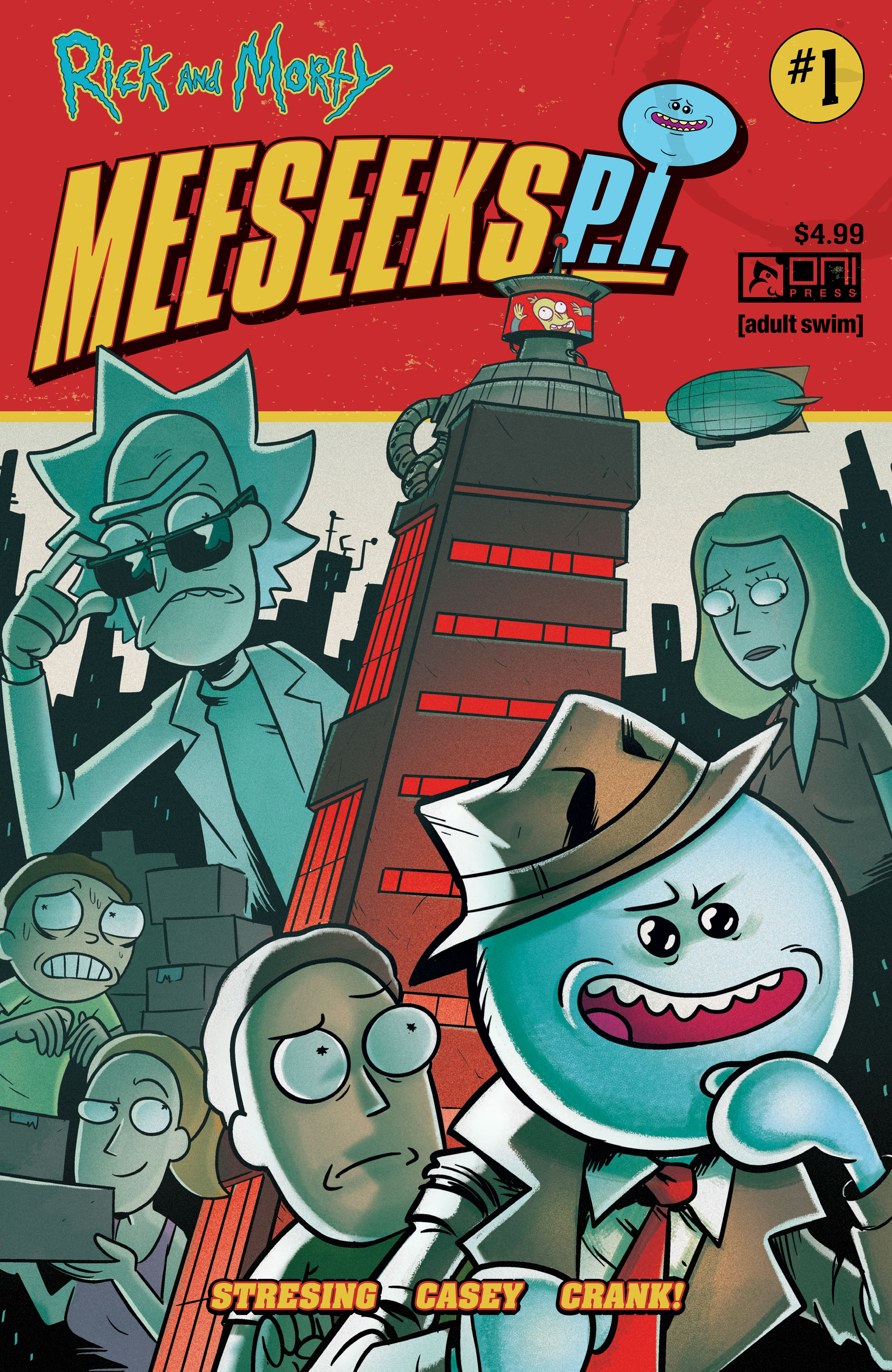 Rick and Morty Meeseeks P.I. #1 Cover A Fred C Stresing & Meg Casey (Mature) (Of 4)