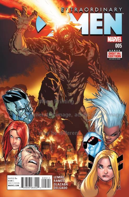 Extraordinary X-Men #5 (Ramos 2nd Printing Variant) (2015)