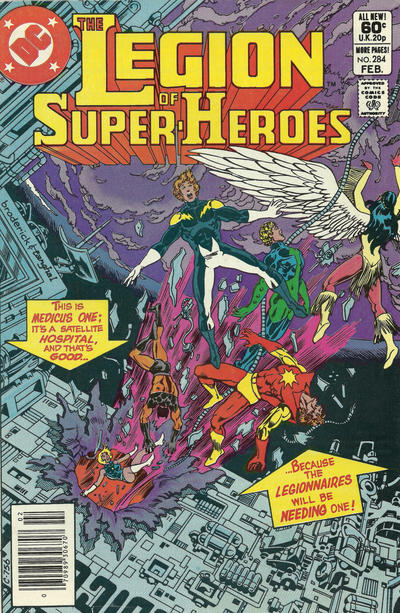 The Legion of Super-Heroes #284 [Newsstand]