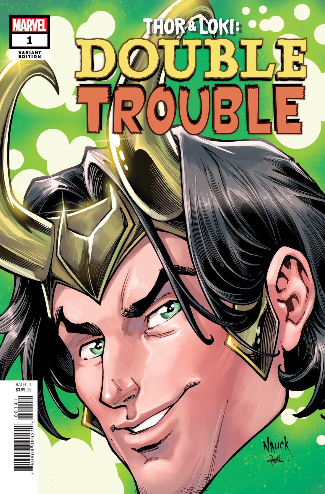 Thor And Loki Double Trouble #1 Nauck Headshot Variant (Of 4)