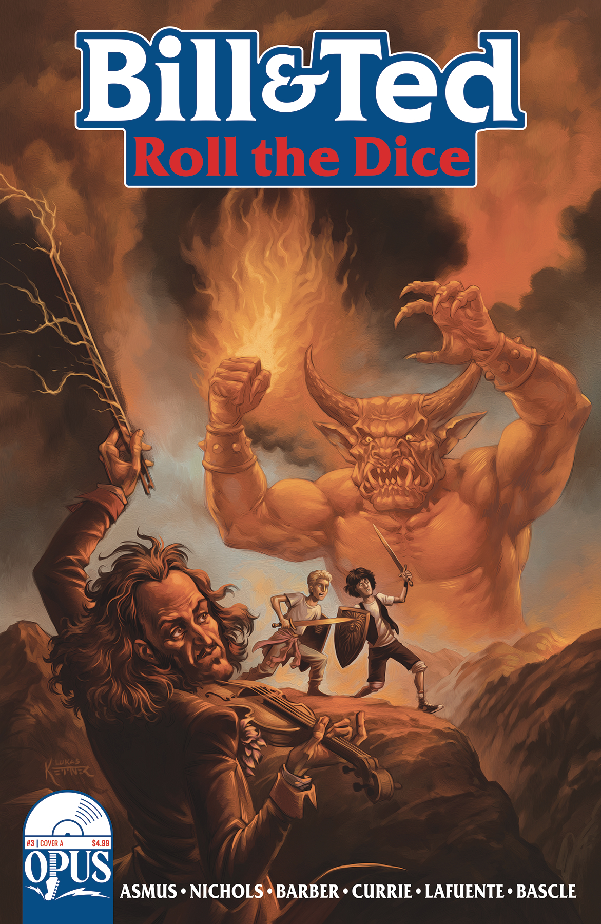 Bill & Ted Roll Dice #3 Cover A Ketner