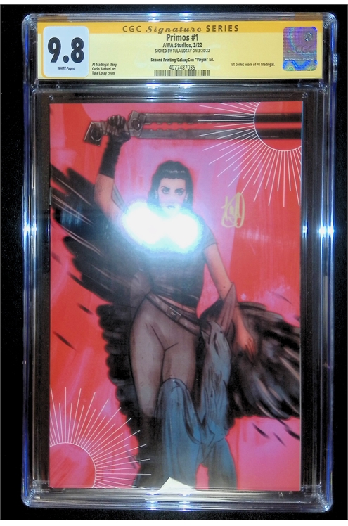 Primos #1 [2022, Second Printing/Galaxycon Virgin Variant] - Cgc 9.8