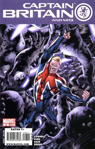 Captain Britain And Mi: 13 #8-Very Fine (7.5 – 9) First Blade And Black Knight Appearance In Panel