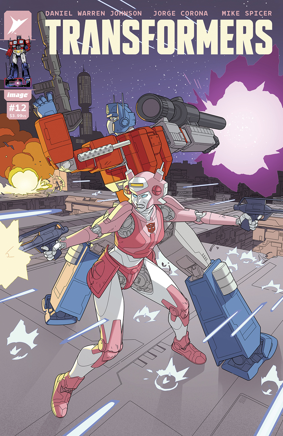 Transformers #12 Cover E 1 for 50 Incentive Cory Walker Variant