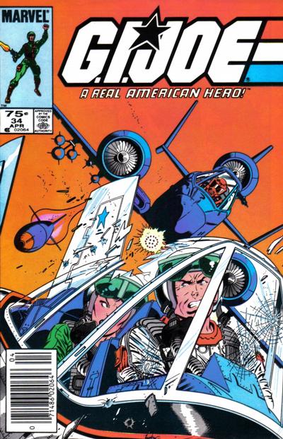 G.I. Joe, A Real American Hero #34 [Newsstand]-Very Good (3.5 – 5)