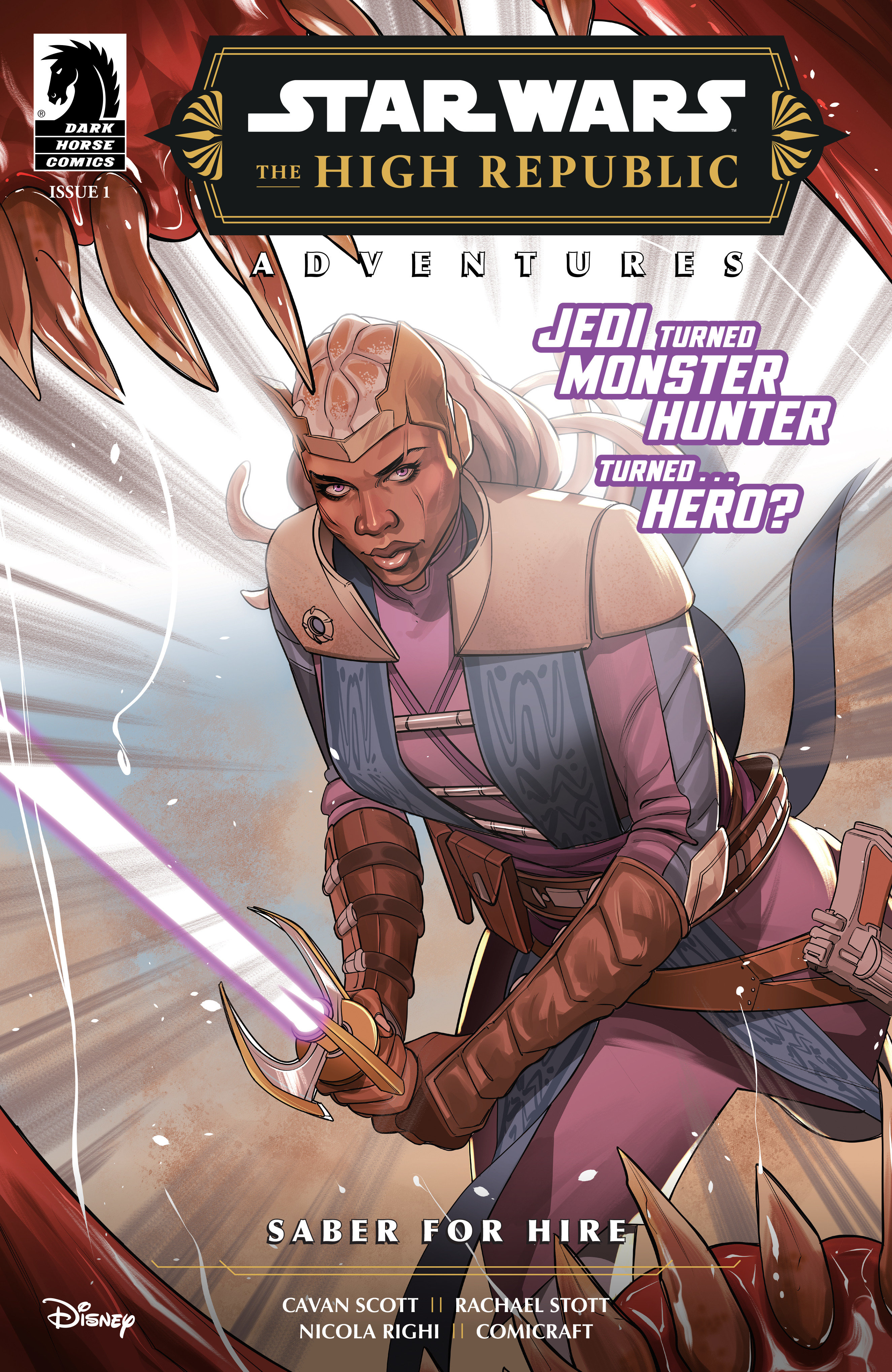 Star Wars: The High Republic Adventures: Saber for Hire #1 Cover A (Rachael Stott)