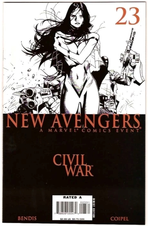 New Avengers Volume 1 #23 Cover B Sketch Variant Olivier Coipel