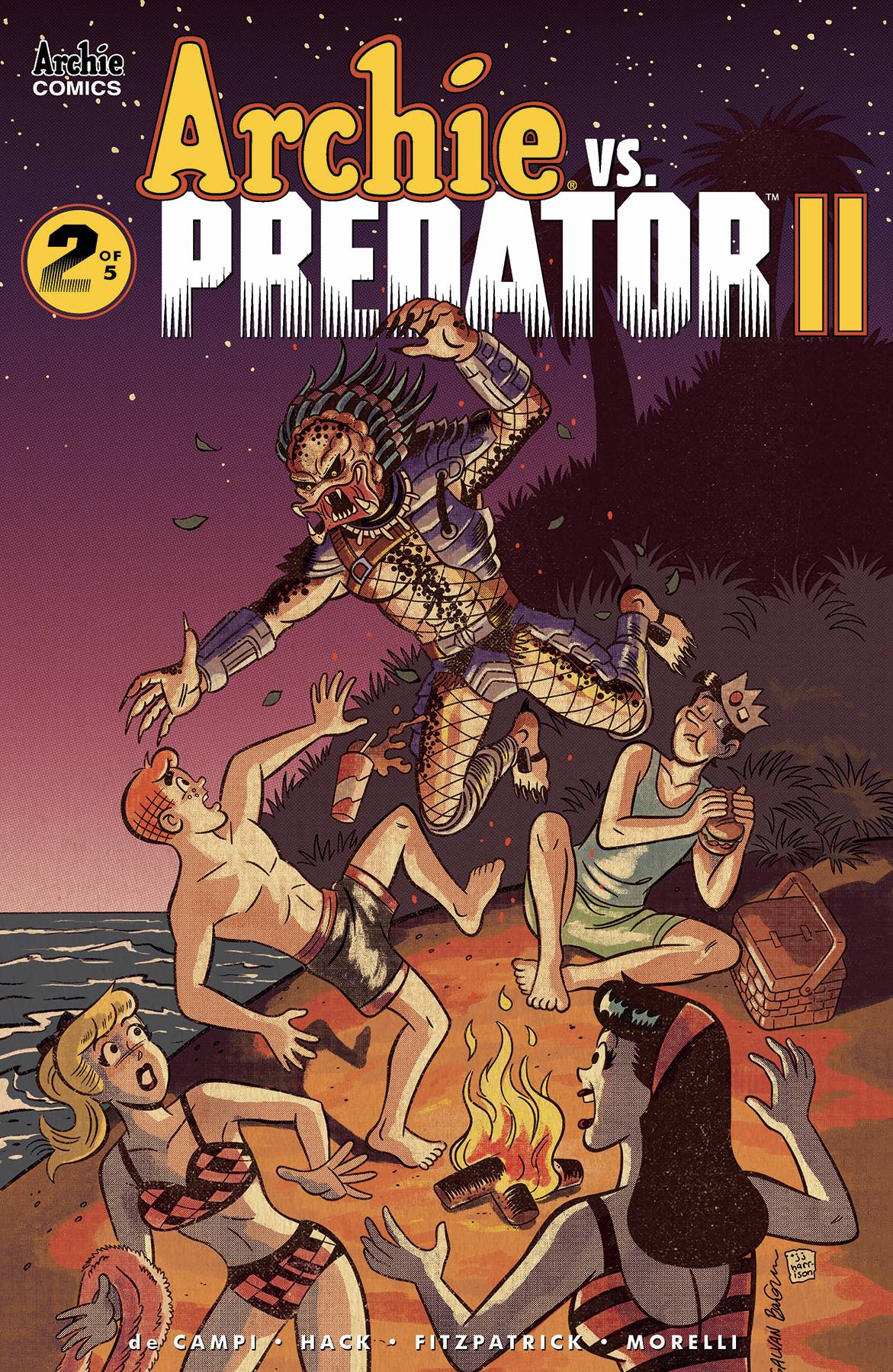 `20 De Campi/ Hack NM Cover A Archie Vs Predator II #4 