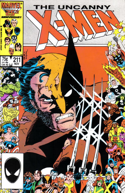 The Uncanny X-Men #211 [Direct] Signed By John Romita Jr. - Near Mint (9.2 - 9.8)