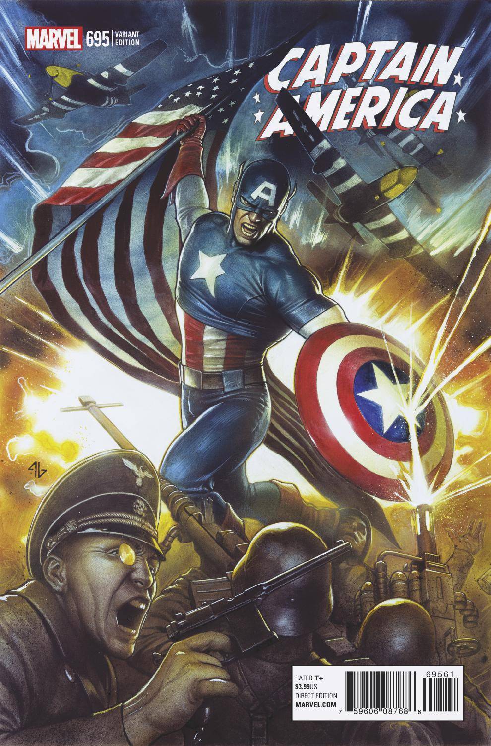 Captain America #695 1 for 25 Incentive Adi Granov (2018)