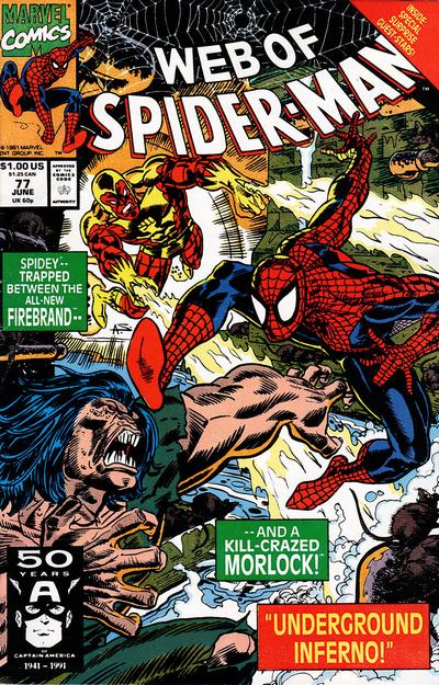 Web of Spider-Man #77 [Direct]-Good (1.8 – 3)