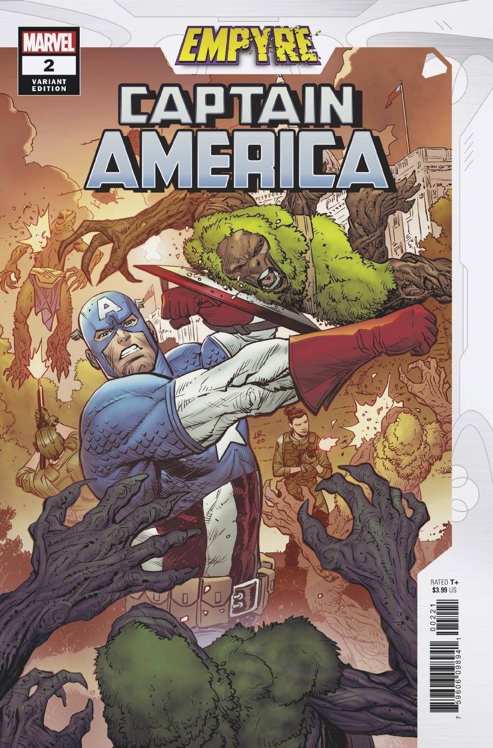 Empyre Captain America #2 Luke Ross Variant (Of 3)