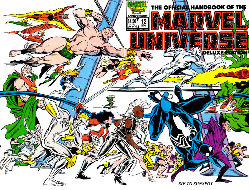 The Official Handbook of The Marvel Universe Deluxe Edition #12 [Direct]-Fine (5.5 – 7)