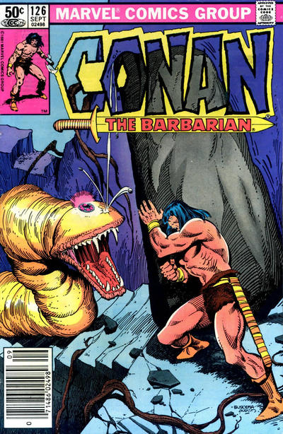 Conan The Barbarian #126 [Newsstand]-Very Fine (7.5 – 9)